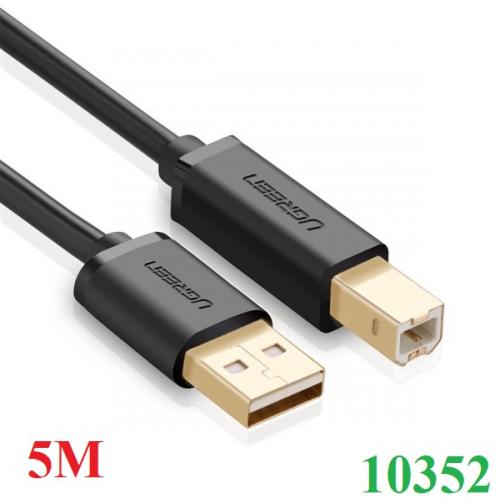 Cáp máy in USB 2.0 dài 5m Ugreen 10352 cao cấp