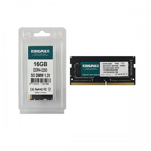 Ram Laptop Kingmax (KM-SD4-3200-16GS) 16G (1x16GB) DDR4 3200Mhz - Chính hãng