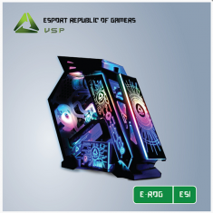 Vỏ Case VSP Esport E-Rog ES1 Black - Không kèm FAN
